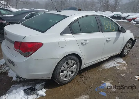 2012 Chevrolet Cruze Ls из США, поврежденный, VIN 1G1PC5SHXC7266636